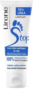 Lirene Stop Krem silnie nawilżający do stóp z mocznikiem 10% 75ml 1