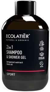 Ecolatier Szampon i żel pod prysznic 2w1 Sport 400ml 1
