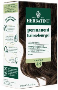 Herbatint Trwała Ziołowa farba do włosów 170ml Kasztan (4N) 1