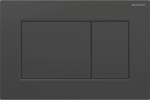 115.660.DW.1 / GEBERIT / SIGMA01 / PRZYCISK URUCHAMIAJĄCY PRZEDNI CZARNY PROSTOKĄTNY / 1