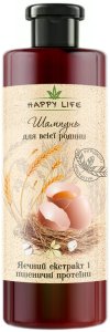 Happy Life Szampon z ekstraktem z jajek i proteinami pszenicy, 1000 ml 100ml 1
