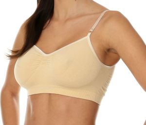 Brubeck Biustonosz Comfort Cotton beżowy r. 70B (BR00012A) 5