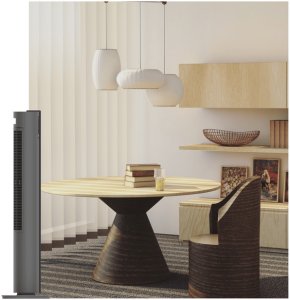 Climative Pure Air Plasma wentylator kolumnowy z jonizacją plazmową 450m3h silnik DC 30W 12 prędkości cichy 32dB oscylacja 90 stopni do domu i biura 14