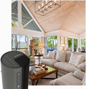 Climative Pure Air Plasma wentylator kolumnowy z jonizacją plazmową 450m3h silnik DC 30W 12 prędkości cichy 32dB oscylacja 90 stopni do domu i biura 5