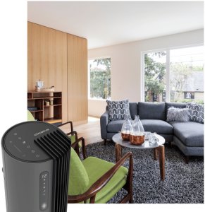 Climative Pure Air Plasma wentylator kolumnowy z jonizacją plazmową 450m3h silnik DC 30W 12 prędkości cichy 32dB oscylacja 90 stopni do domu i biura 10