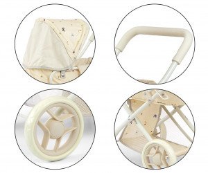 Milly Mally Wózek dla lalek Alice Nature 7