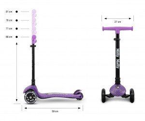 Milly Mally Scooter Sparky Violet 13
