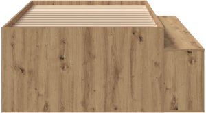 vidaXL Łóżko z miejscem do przechowywania Dąb rzemieślniczy 80x200 cm 7