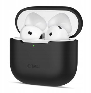 Etui Tech-Protect Silicone Apple AirPods 4 Black 1