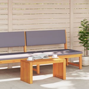 vidaXL Stolik Kawowy 70x35x35 cm Drewno Twarde Akacja 3