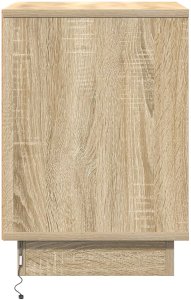 vidaXL Szafki nocne z oświetleniem LED 2 szt. Dąb sonoma 39x34.5x50 cm 9