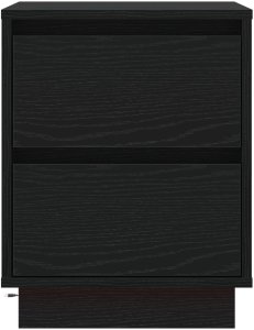 vidaXL Szafki Nocne z LED 2 szt. czarny 39x34.5x50 cm (869613) 9