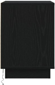 vidaXL Szafki Nocne z LED 2 szt. czarny 39x34.5x50 cm (869613) 10
