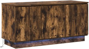 vidaXL Szafka RTV Wędzony Dąb 100 x 38 x 49 cm Materiał drewnopochodny 2