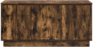 vidaXL Szafka RTV Wędzony Dąb 100 x 38 x 49 cm Materiał drewnopochodny 6