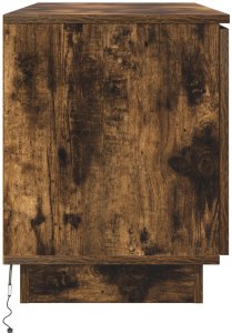 vidaXL Szafka RTV Wędzony Dąb 100 x 38 x 49 cm Materiał drewnopochodny 7