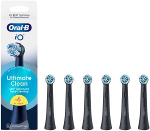 Oral-B Replaceable toothbrush heads | iO UltimateClean | Heads | For adults | Number of brush heads included 6 | Black 3
