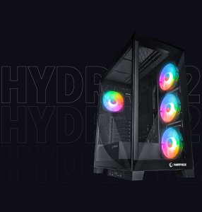 Obudowa Rampage Hydra V2 ARGB czarna (HYDRAV2-BLACK) 10
