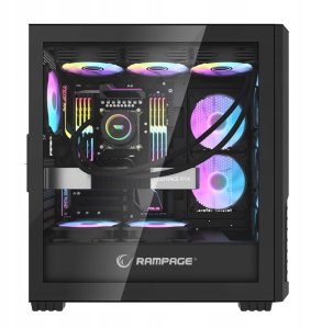 Obudowa Rampage Shelob ARGB czarna 2