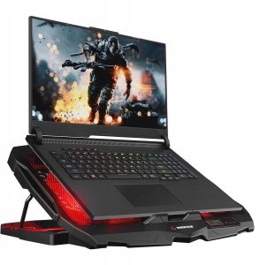 Podstawka chłodząca Rampage AD-RC4 12,1-15,6" regulowana czarna 5