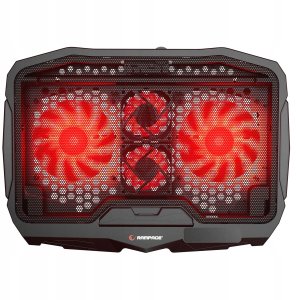 Podstawka chłodząca Rampage AD-RX34 12,1-17" regulowana czarna 1