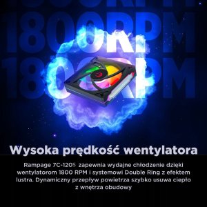 Wentylator Rampage 7C-120S ARGB 9
