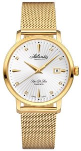 Zegarek Atlantic Super De Luxe 29355.45.27 Damski Diamenty . 1