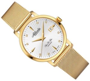 Zegarek Atlantic Super De Luxe 29355.45.27 Damski Diamenty . 2