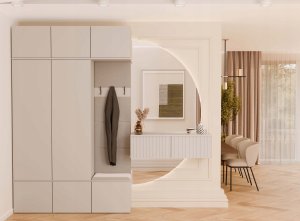 Garderoba HAGA III 2Sz1W KASZMIR 2x Szafa + Wieszak 3