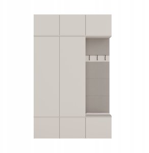 Garderoba HAGA III 2Sz1W KASZMIR 2x Szafa + Wieszak 8