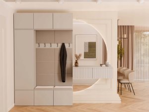 Garderoba HAGA III 1Sz2W KASZMIR  Szafa + 2x Wieszak 3