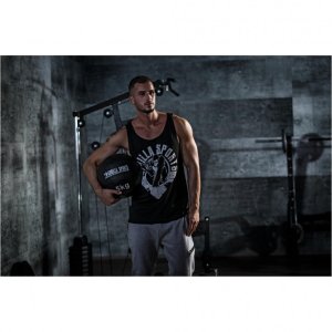 Gorilla Sports Piłka lekarska ze skóry syntetycznej 5kg 4