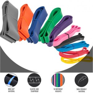 Guma taśma do ćwiczeń CROSSFIT FITNESS 36,3-90,7kg 5