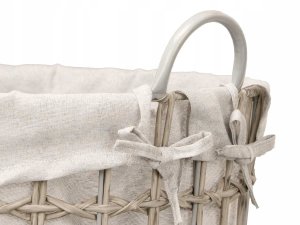 Kosz na pranie z uchwytami, jednokomorowy, 59 cm 3