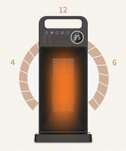 GRZEJNIK obrotowy TERMOWENTYLATOR 2000W Ceramiczny 7