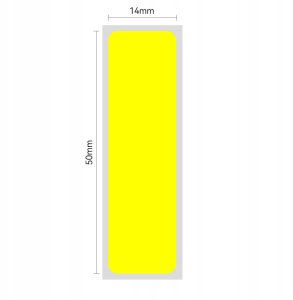 T-pack .NIIMBOT Etykiety Naklejki LABELS 14x50mm 125szt ŻÓŁTE do B18 2