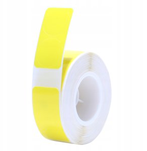 T-pack .NIIMBOT Etykiety Naklejki OKRĄGŁE ŻÓŁTE 14x28mm Podwójne 205x do Serii D 3