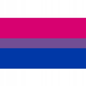 FLAGA TĘCZOWA LGBT DUŻA 90x150cm BISEKSUALNOŚĆ F7 1