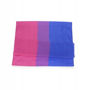 FLAGA TĘCZOWA LGBT DUŻA 90x150cm BISEKSUALNOŚĆ F7 6