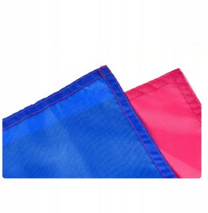 FLAGA TĘCZOWA LGBT DUŻA 90x150cm BISEKSUALNOŚĆ F7 9