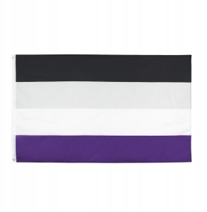 Guirca FLAGA TĘCZOWA LGBT DUŻA 90x150cm ASEKSUALNOŚĆ F10 6