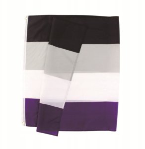 Guirca FLAGA TĘCZOWA LGBT DUŻA 90x150cm ASEKSUALNOŚĆ F10 8