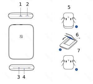 Drukarka KOLOROWA LASEROWA MOBILNA Przenośna do ZDJĘĆ Aplikacja BT +Papier 2
