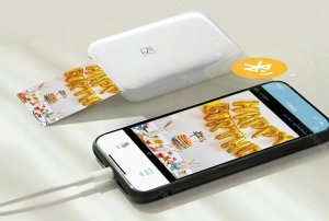 Drukarka KOLOROWA LASEROWA MOBILNA Przenośna do ZDJĘĆ Aplikacja BT +Papier 6