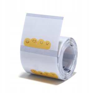 .NIIMBOT Etykiety Naklejki 41x31mm OKRĄGŁE TRANSPARENT 220szt do B21/B3S/B1 1