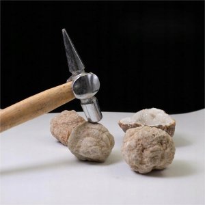 Geoda AGATOWA 5 - 7 cm NIEOTWARTA NATURALNA Prezent PIĘKNY MINERAŁ 1szt 8