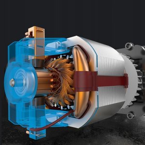 Akumulatorowa Piła Łańcuchowa 6 Mini Pilarka Gałęziowa 850W, 2x Akumulator, Łańcuch 8