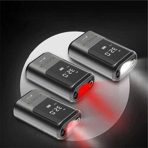 Kompresor Samochodowy Pompka Elektryczna Przenośna Sprężarka Powietrza LED 13