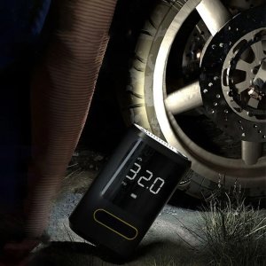 Kompresor Samochodowy Pompka Elektryczna Przenośna Sprężarka Powietrza LED 15