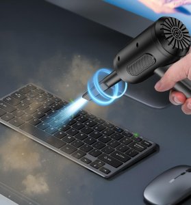 Elektryczna Dmuchawa Sprężone Powietrze Kompresor Do PC Air Duster do Kurzu 13